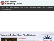 Tablet Screenshot of pafriendshipcenter.com